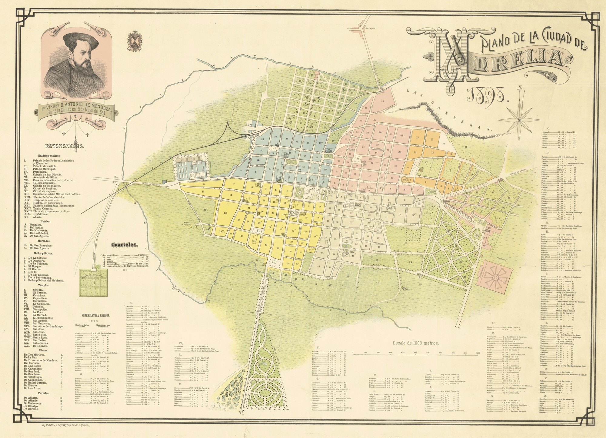 Plano Morelia 1898